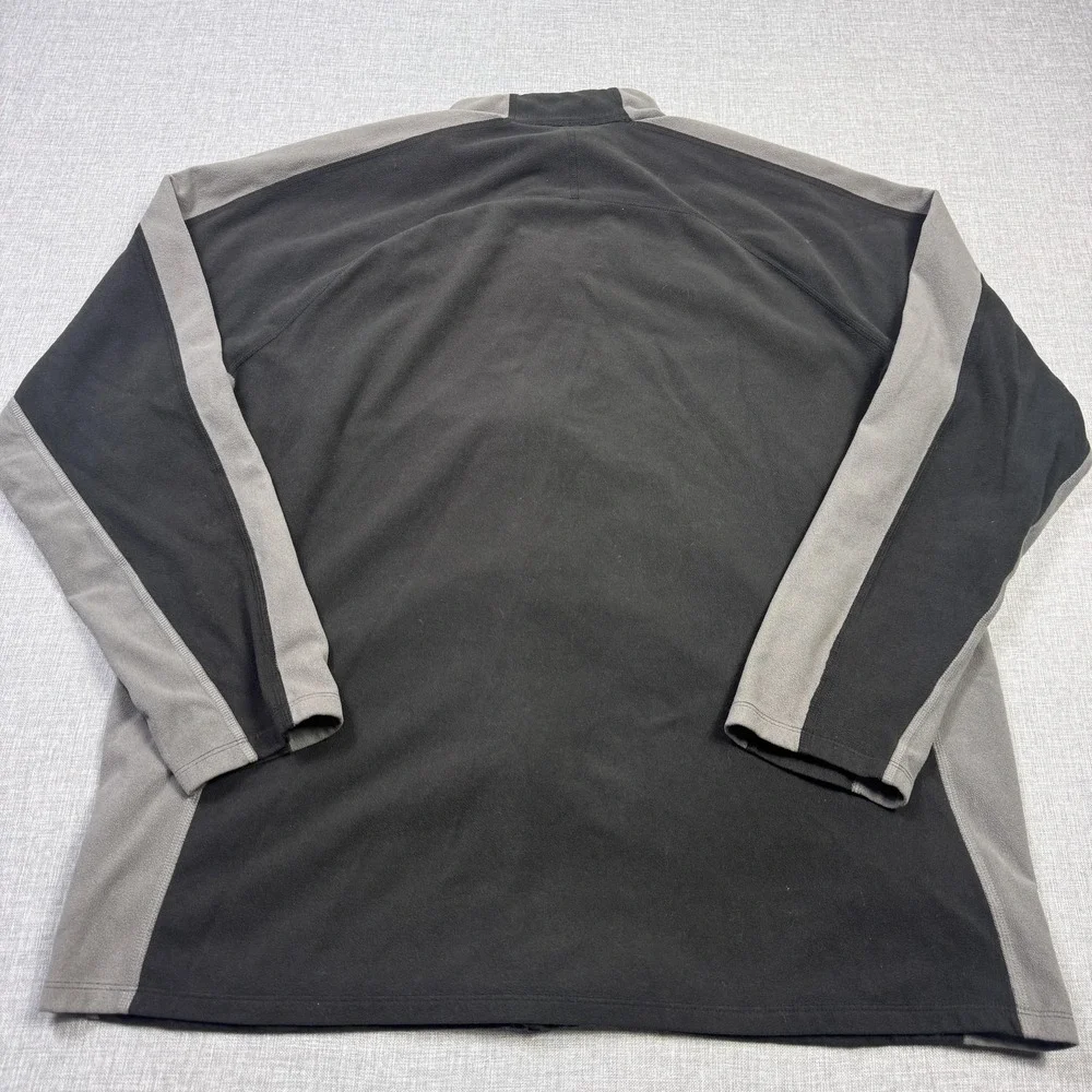 The North Face‎ FleeceTKA 100 Jacket Mens 2XL Black Full Zip Pockets Stand-Up